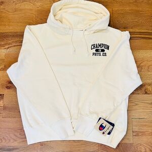 NWT Champion hoodie - size L, off white